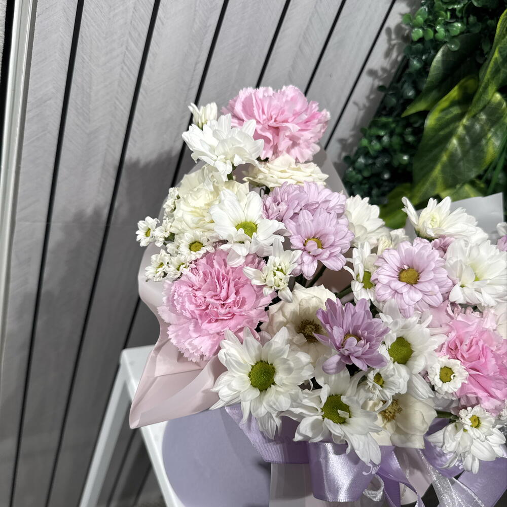 Композиция с диантусами💜32008