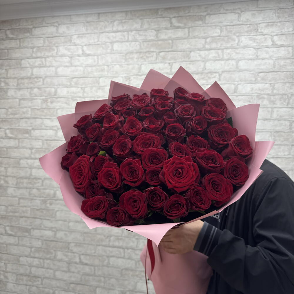 Красные розы 🌹🌹🌹60см