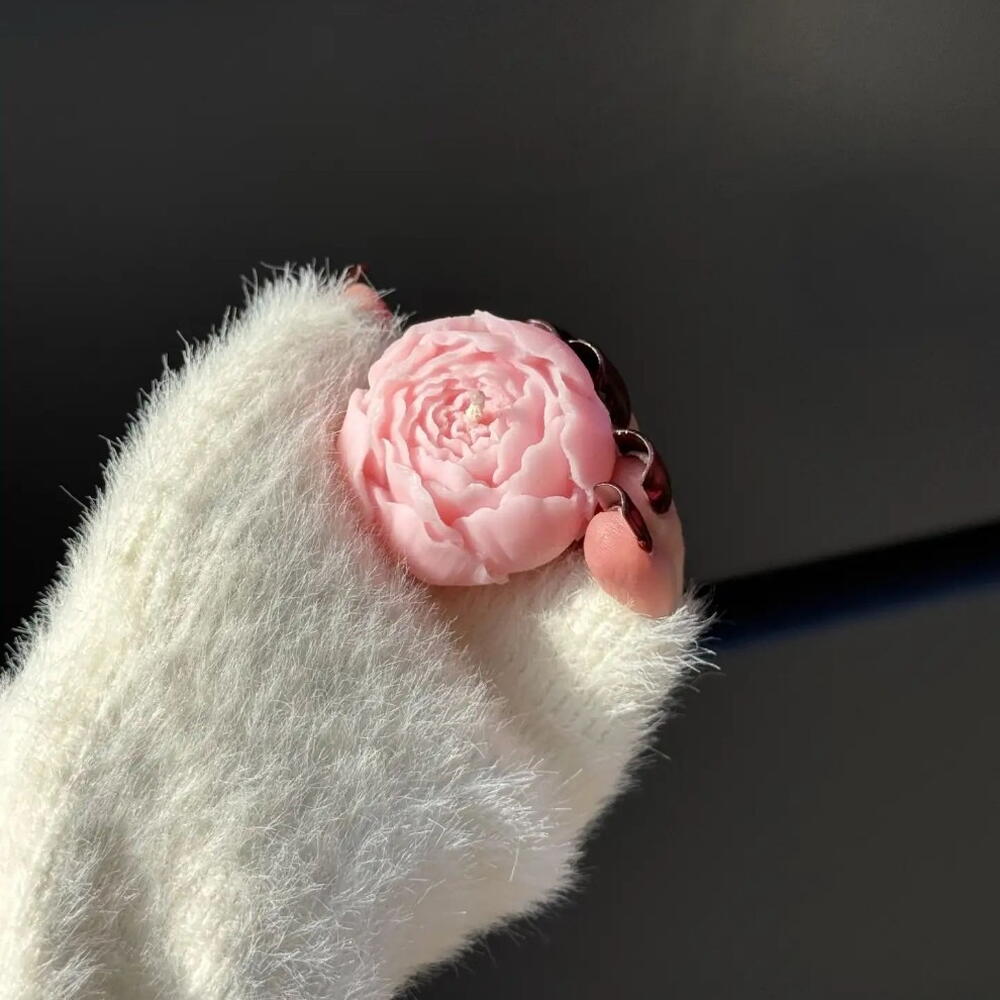 Свеча пион мини🌸