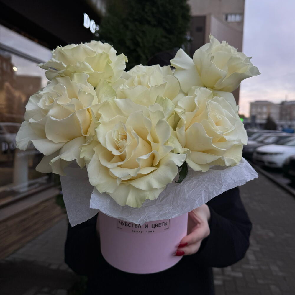 Цветы в коробке