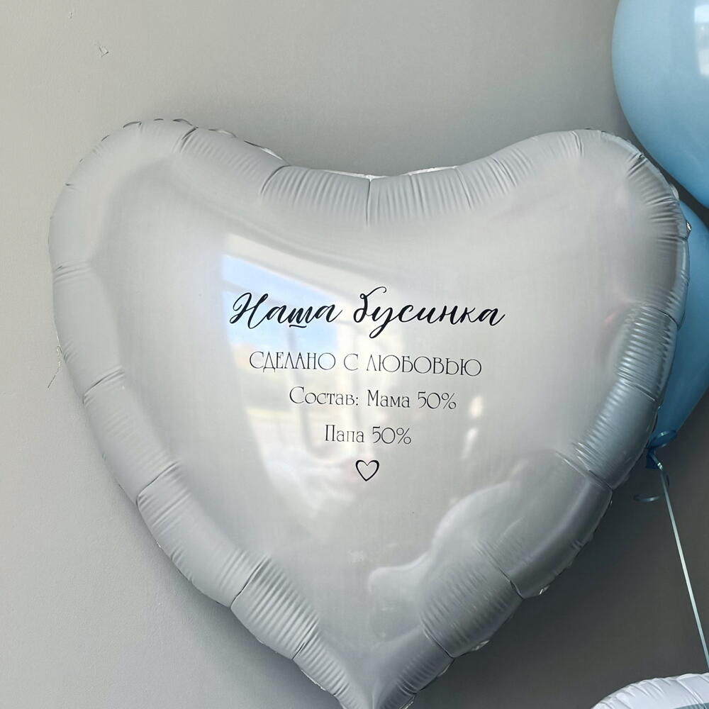 Шары на выписку мальчику девочке метрика голубые и розовые