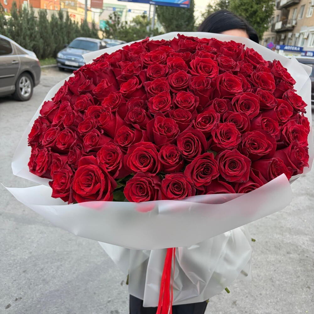 101 роза 80 см