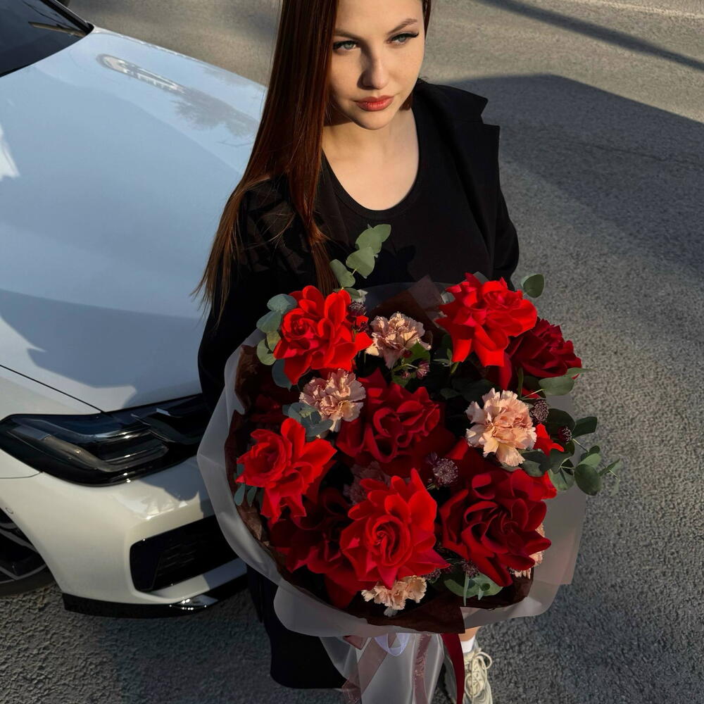 Букет "Горячий акцент"