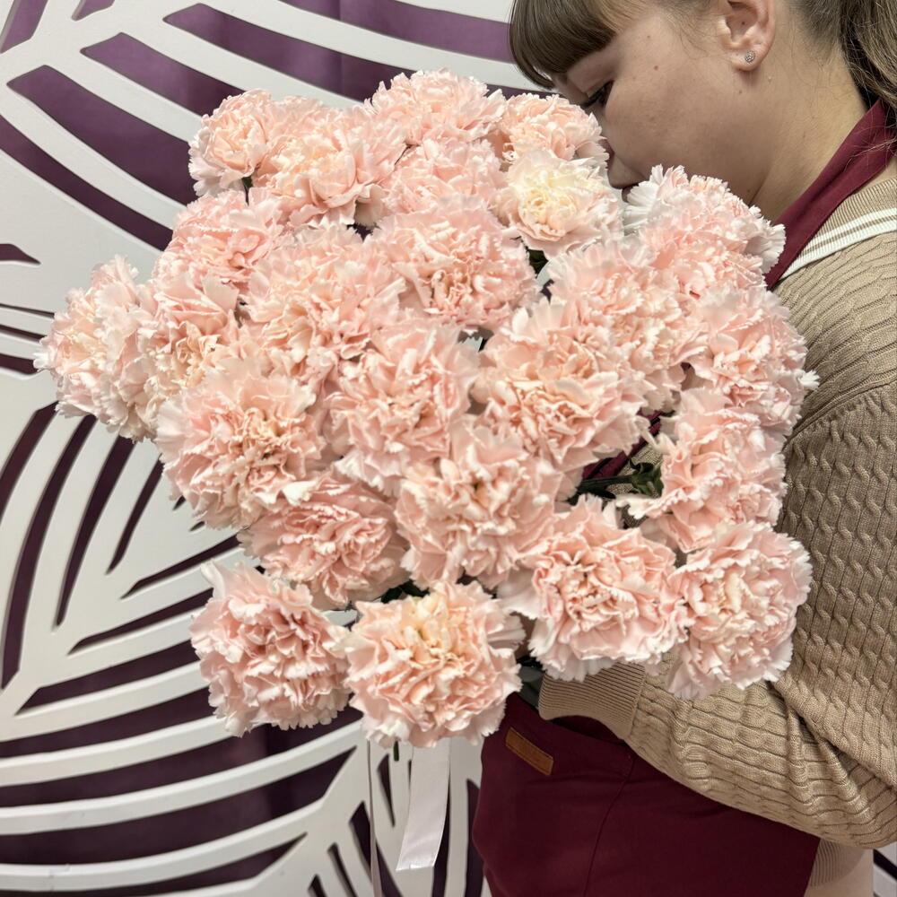 Букет розовых диантусов🌸