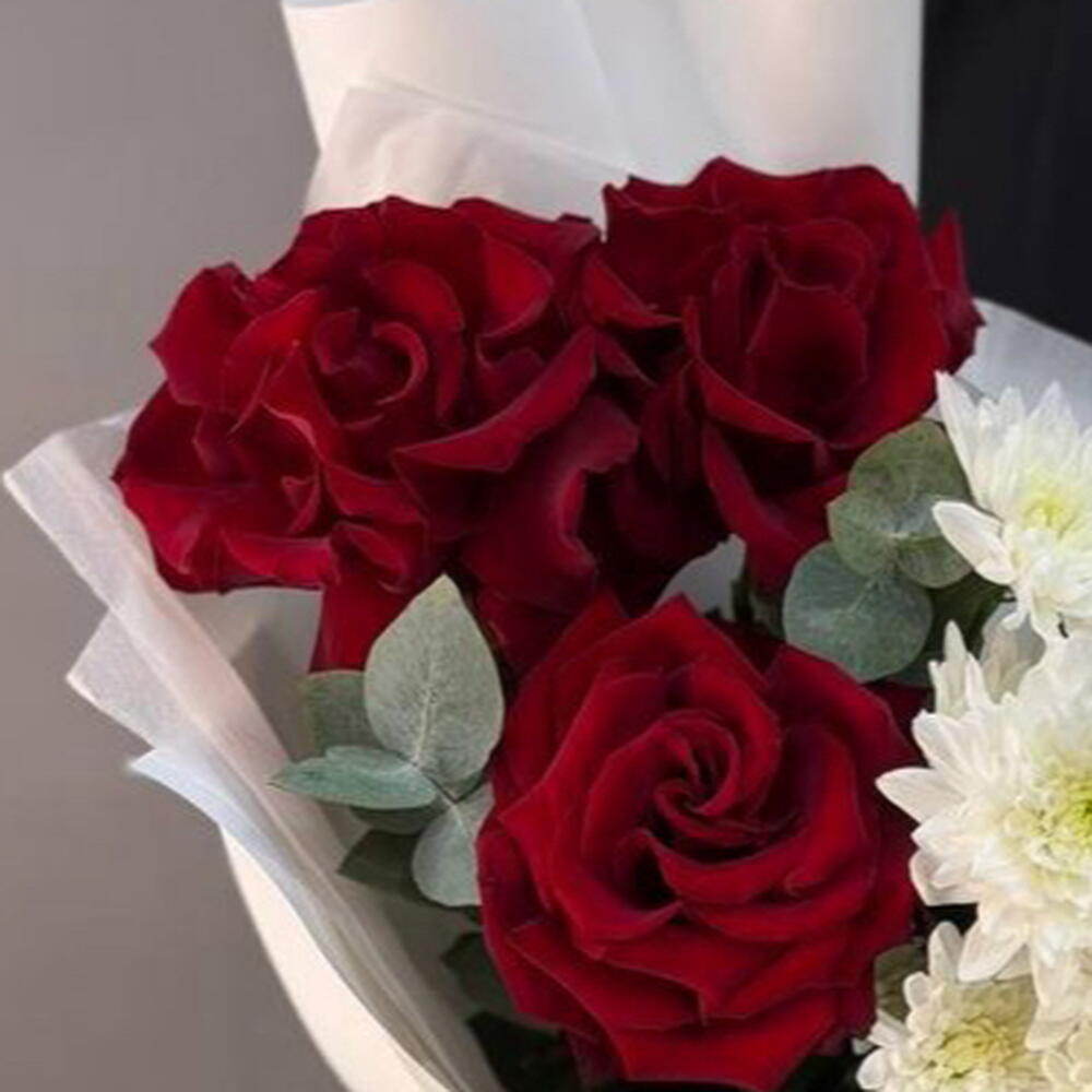 Букет красно-белый 🌹
