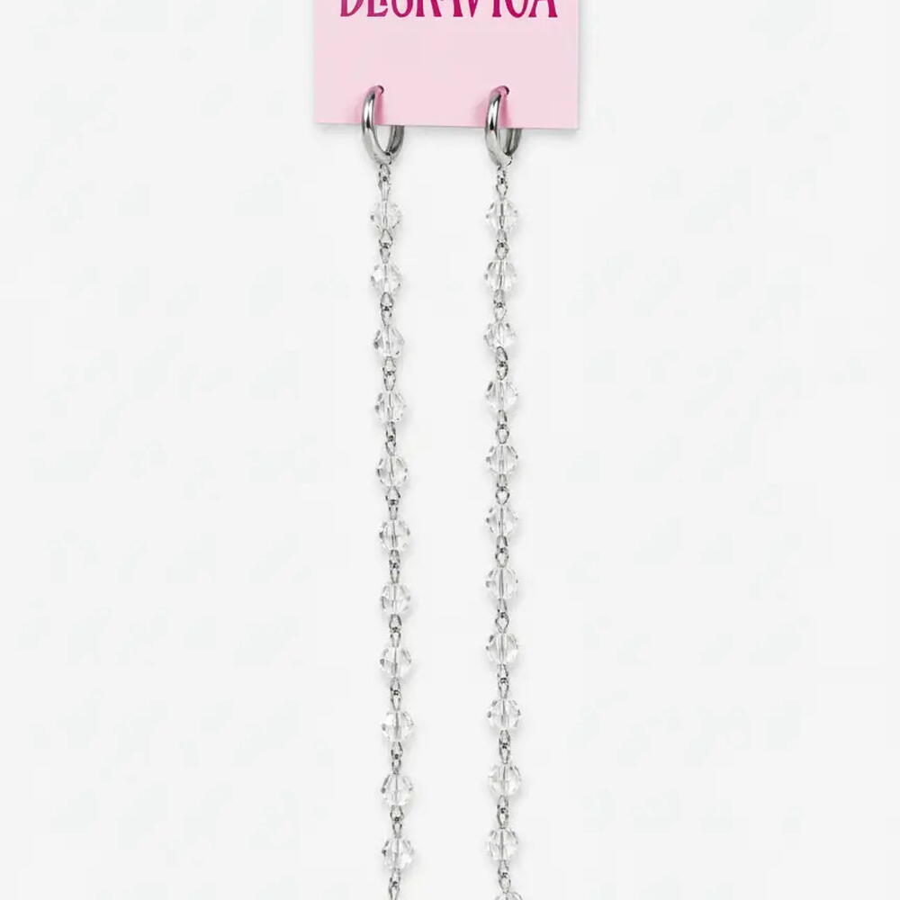 Серьги  Crystal Chains