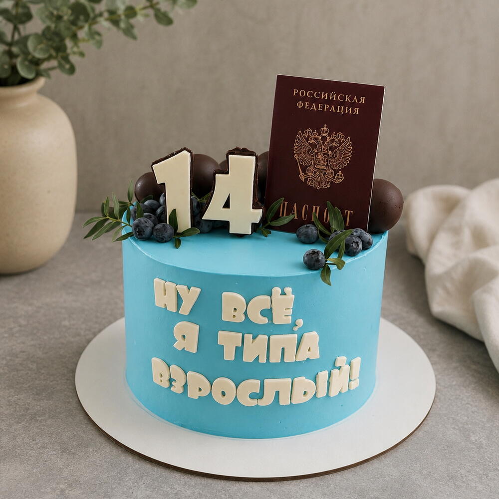Торт 14-летие