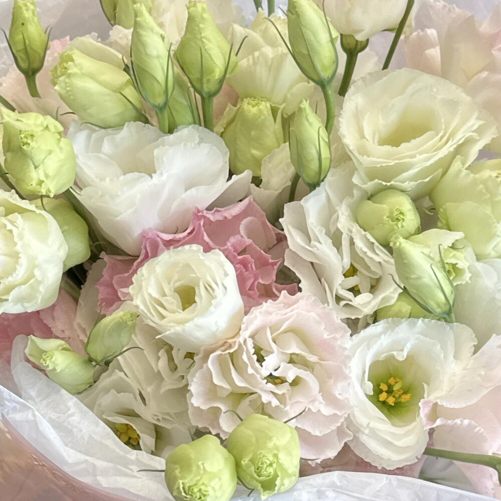 Воздушный букет эустомы 🌸