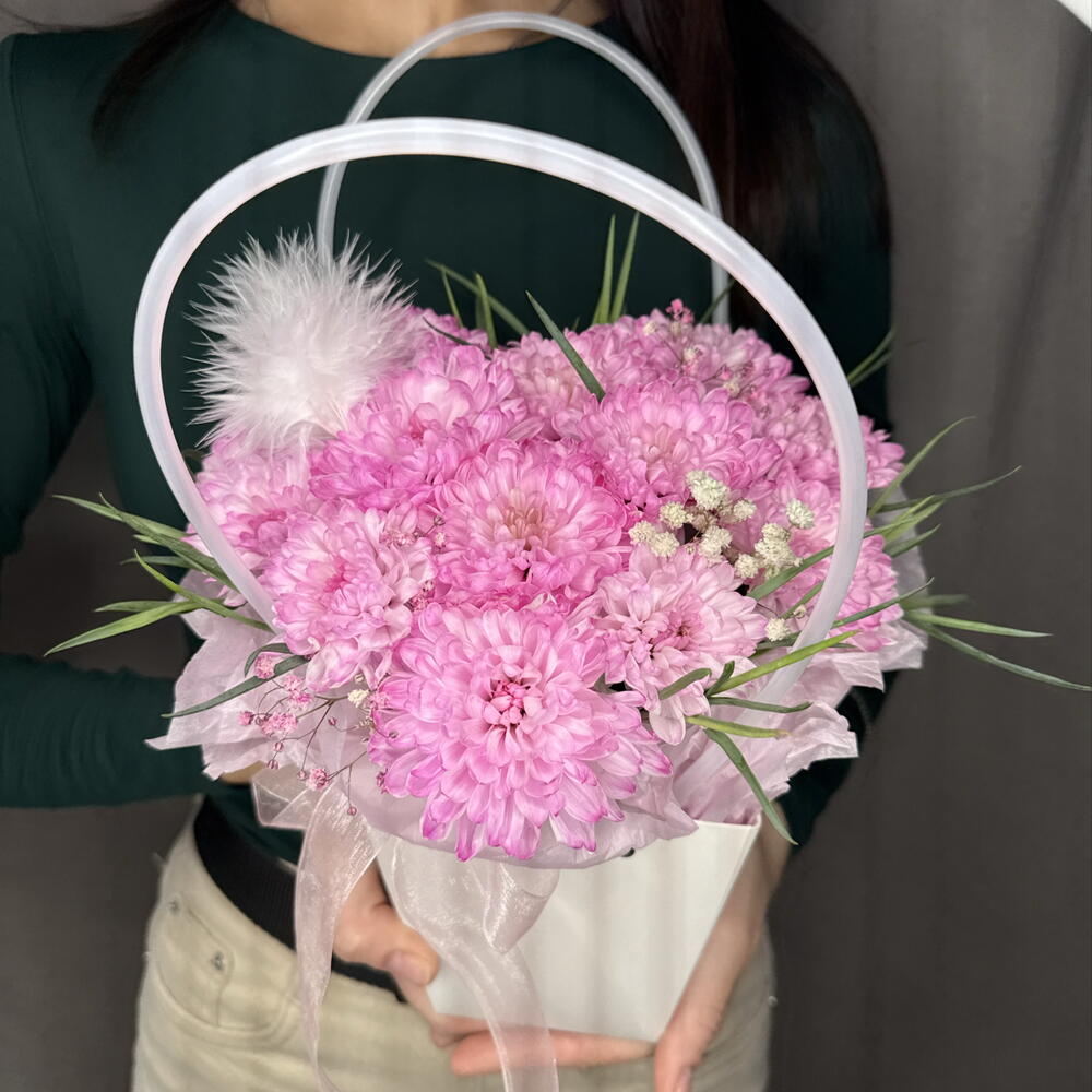 💗 Хризантемы сердце 💖