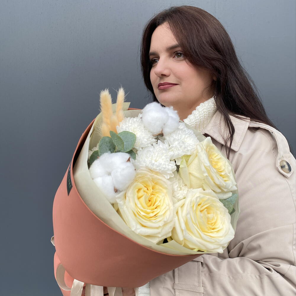 Букет с эквадорской розой