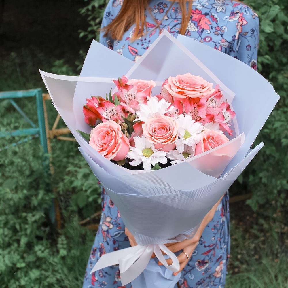 Букет с розами