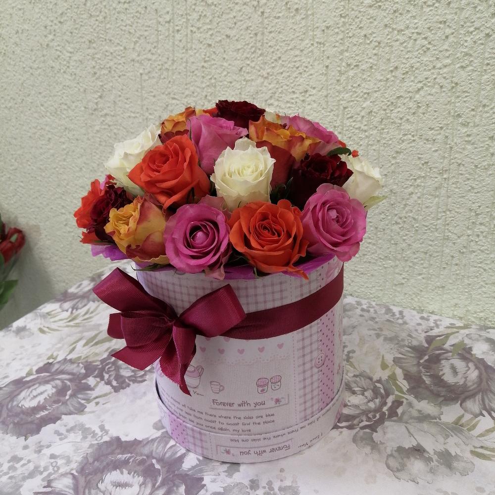 Цветы в коробке
