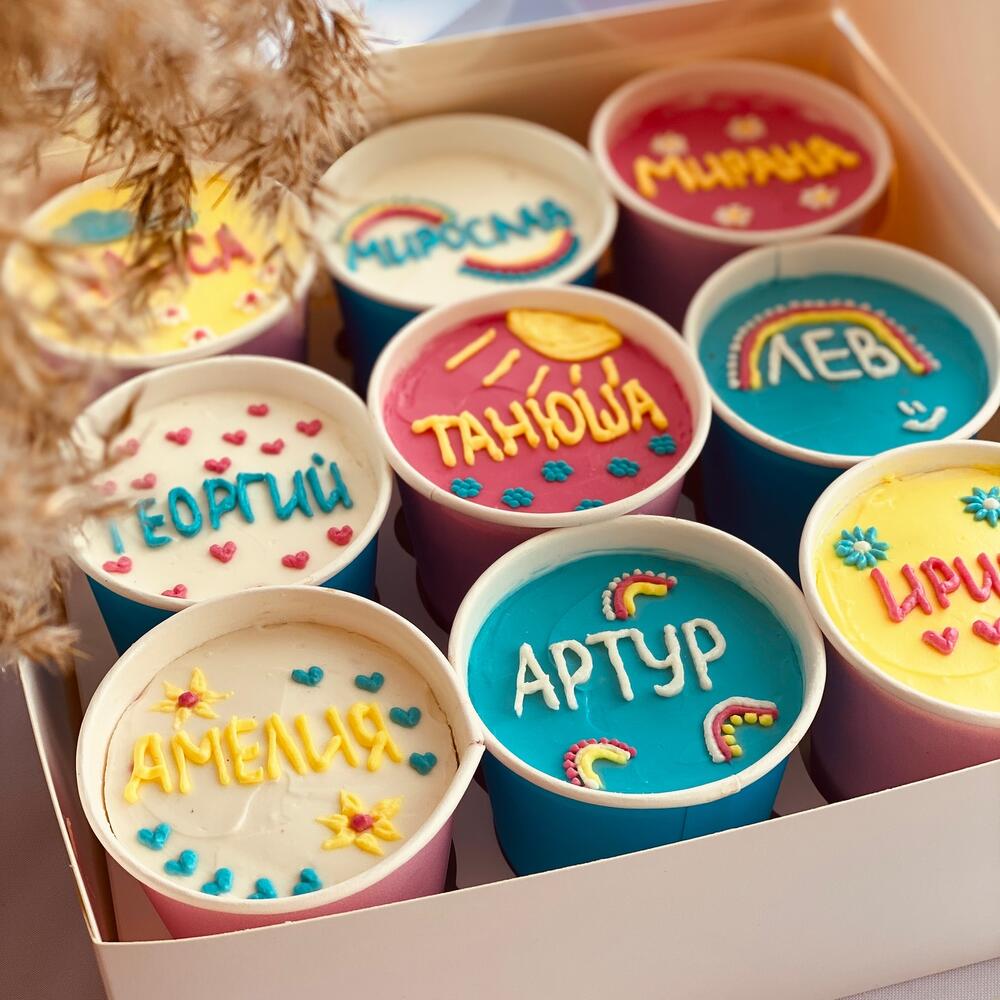 Cake to go/торт в стакане 220 мл /9 шт