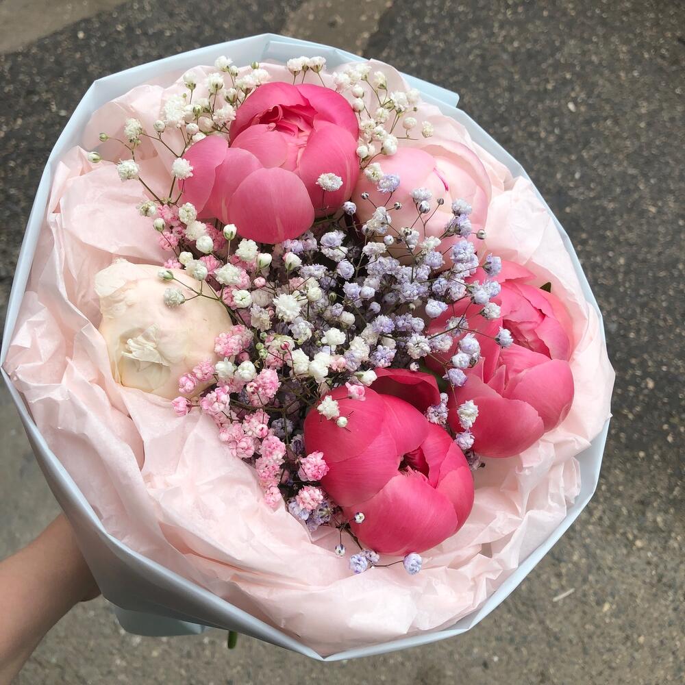 Bouquet of peonies