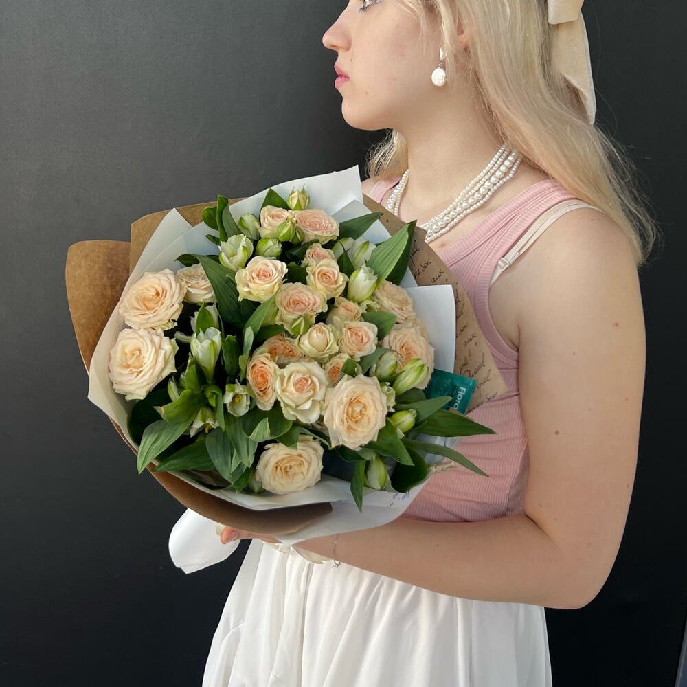💫 Букет Из кустовых роз