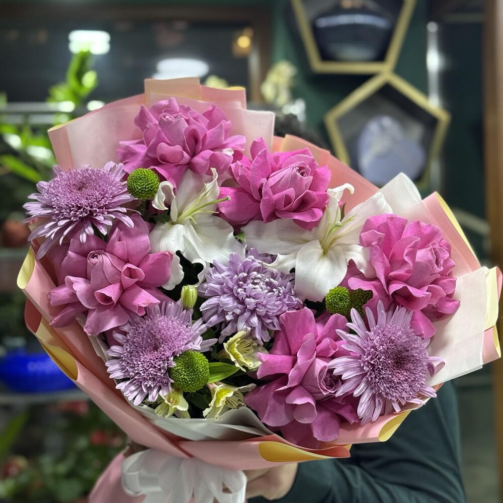 Букет разных цветов