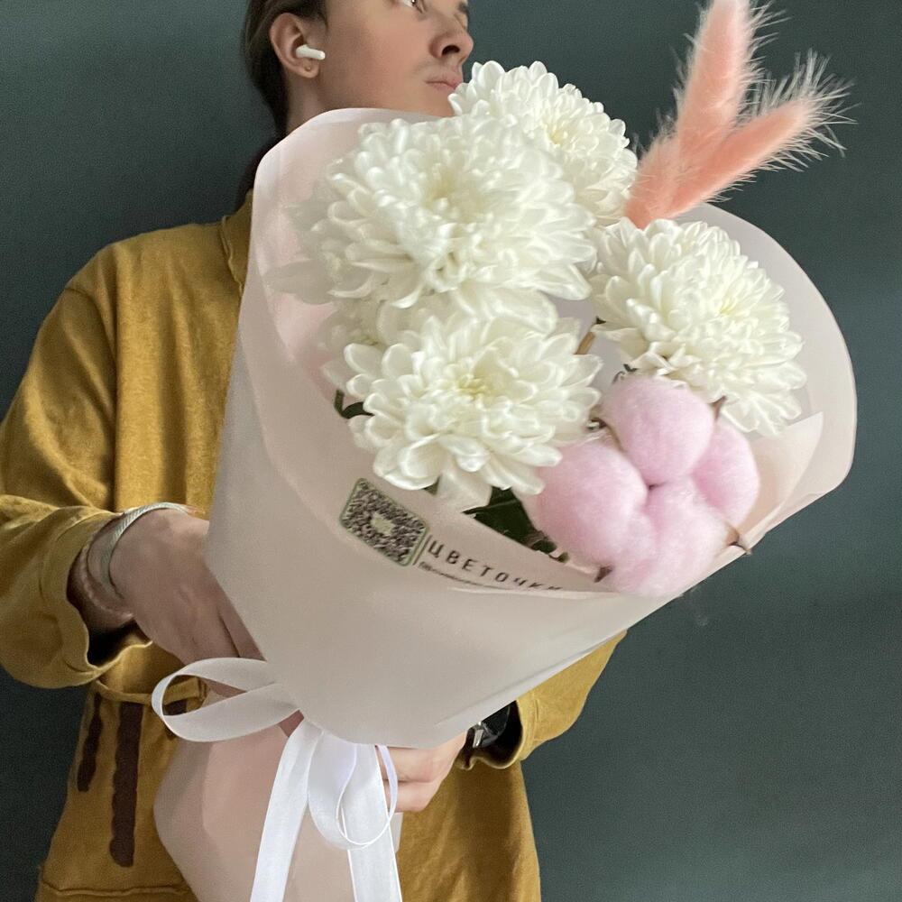 Букет комплимент из хризантемы💗
