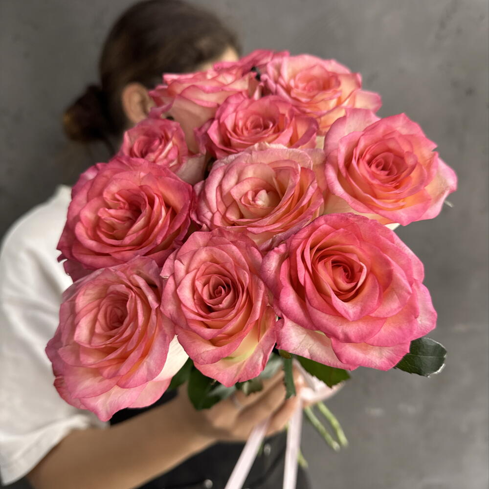 Розы под ленту 💗