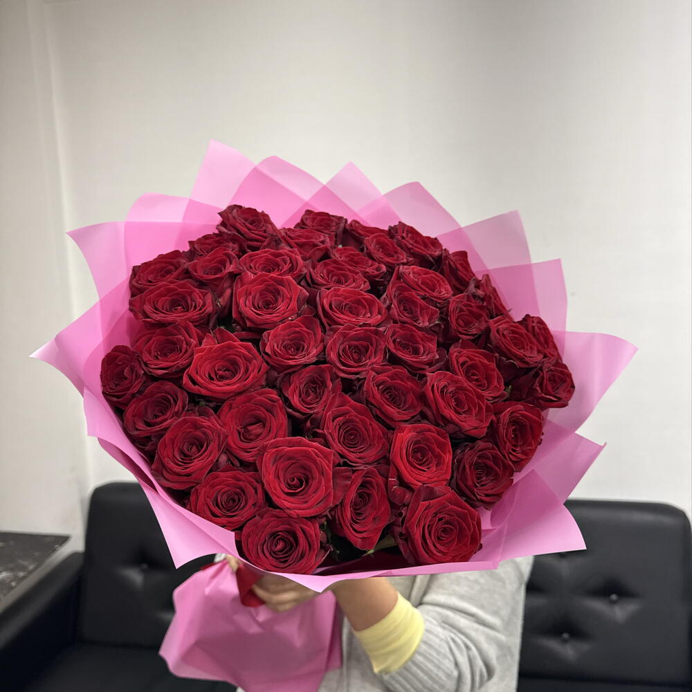 45 красных роз 🌹🌹🌹