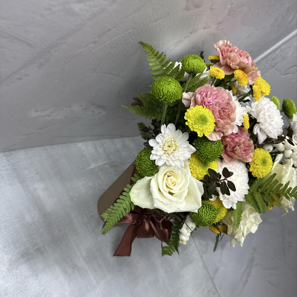 Цветы в крафте 💐