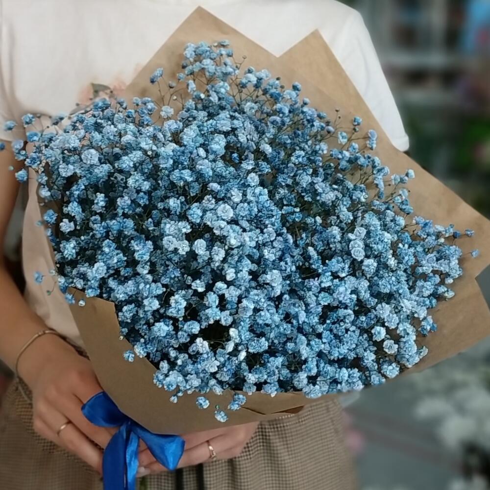 Синее облачко гипсофилы