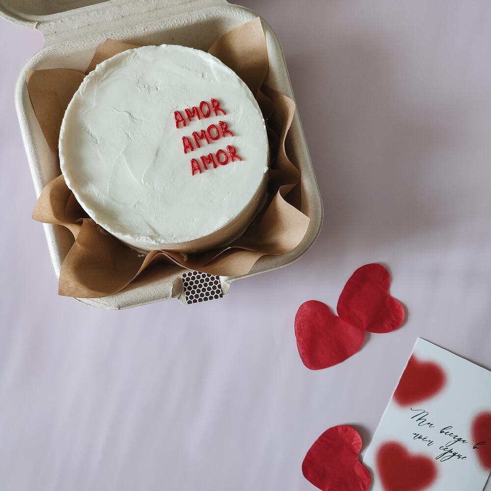 Бенто Amor на 14 февраля для девушки, парня, для второй половинки