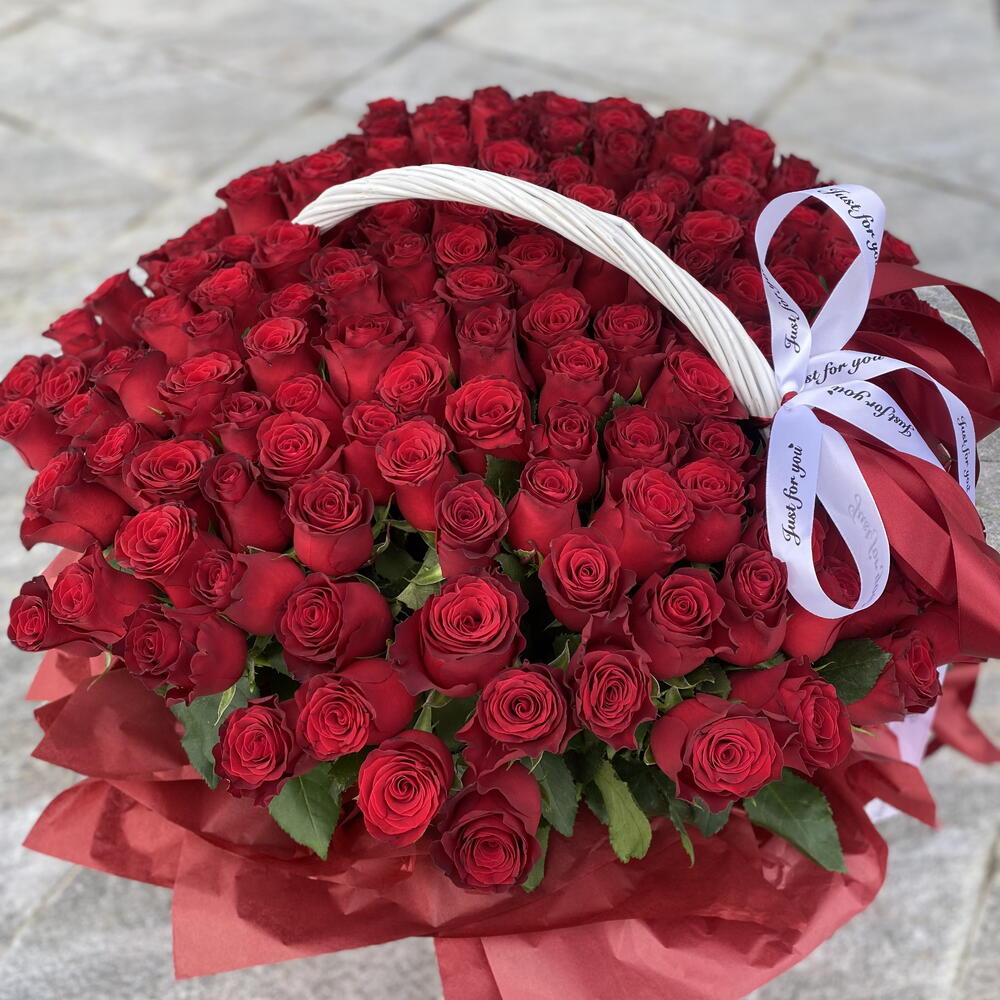 151 Роза в корзине