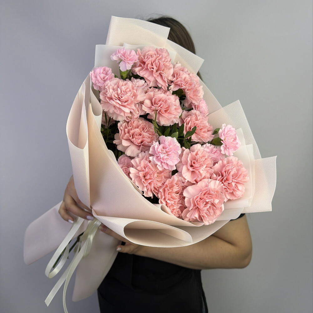 Микс розовых диантусов
