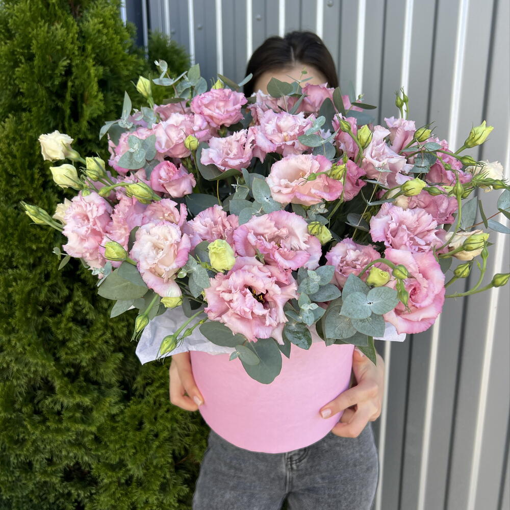 Эустома с эвкалиптом 💐