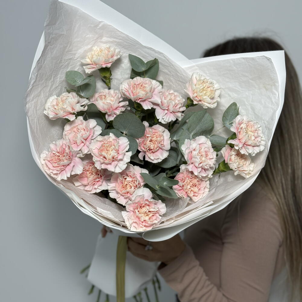 Дуэт гвоздики и эвкалипта