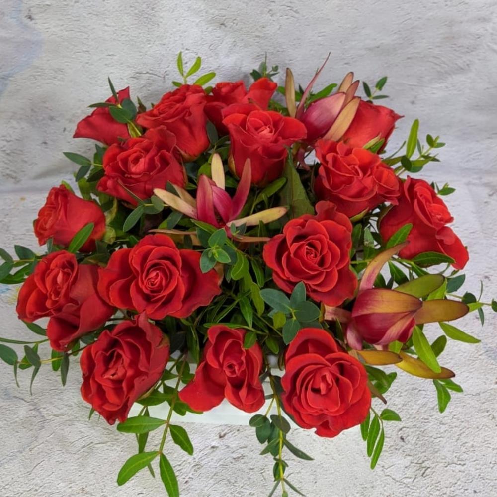 A box of roses