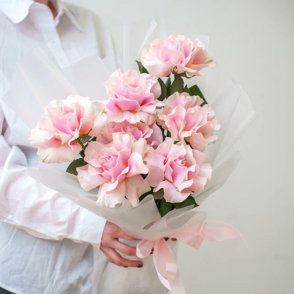 Букет из нежной французской розы