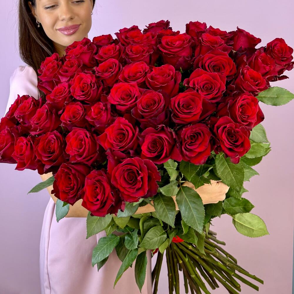 Роза красная (45) Бархатная любовь