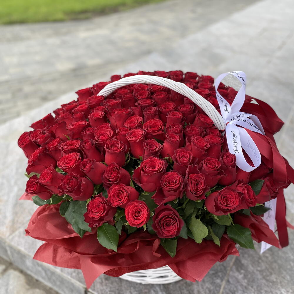151 Роза в корзине