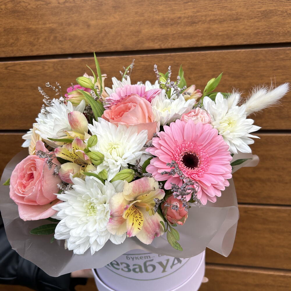 Цветы в коробке 🌸