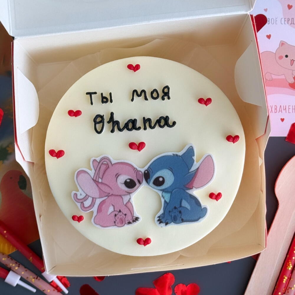 Бенто торт ты моя Ohana ( семья)