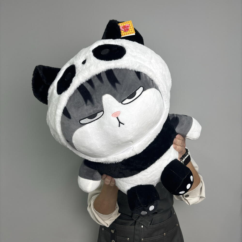 Игрушка кот в капюшоне панды