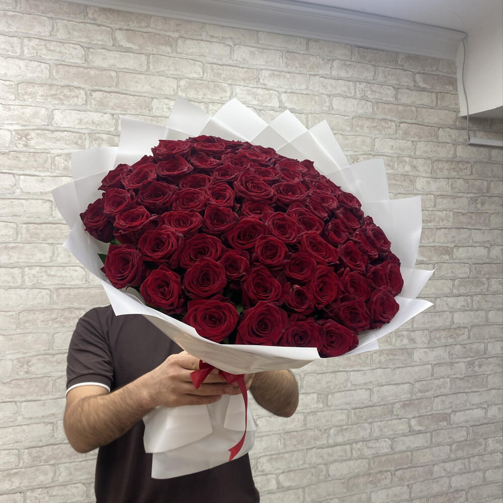 🌹 красная Роза 71шт🌹🌹🌹