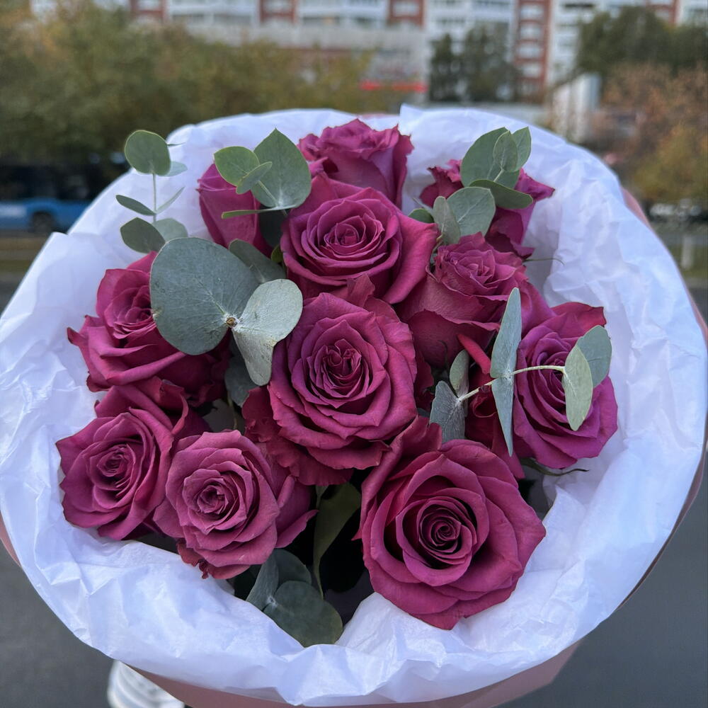 Букет черника из роз