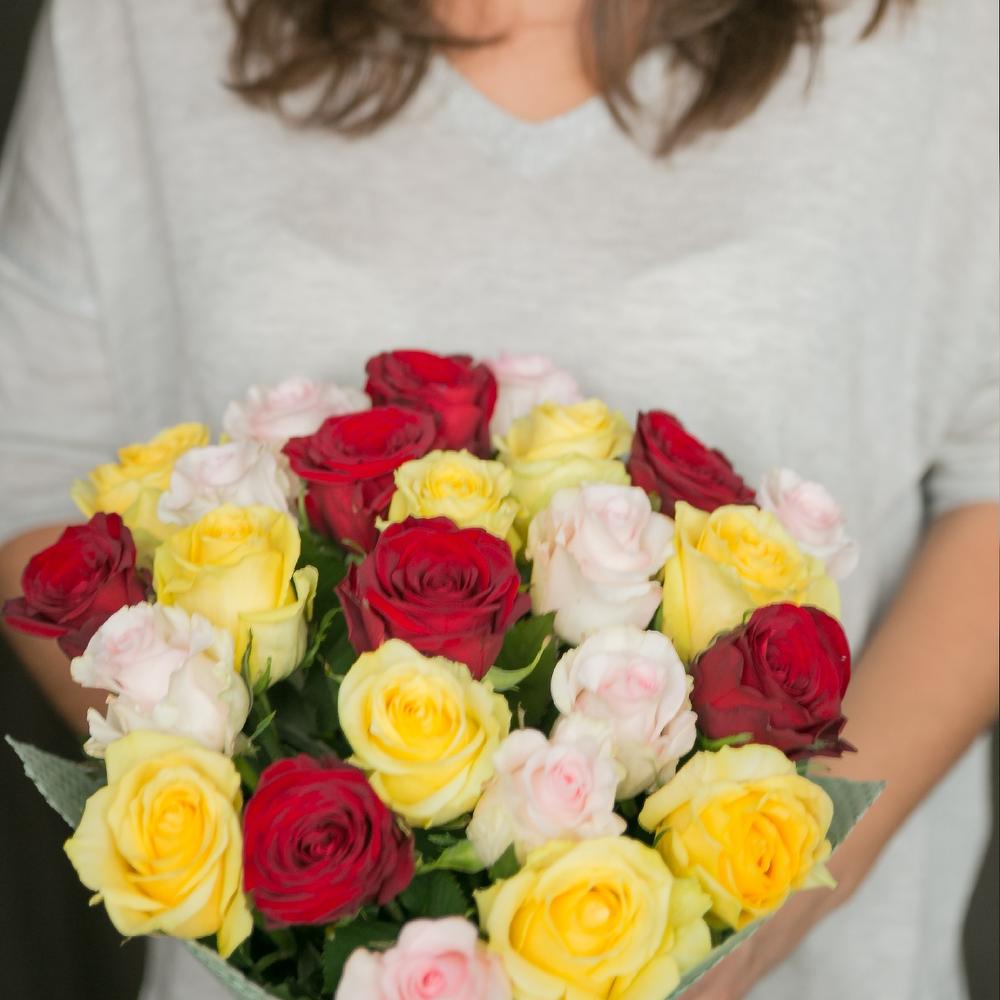Микс из 25 роз