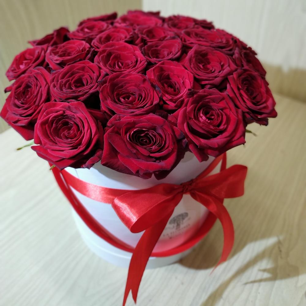 Идеальное утро букет из 25 розы в коробке