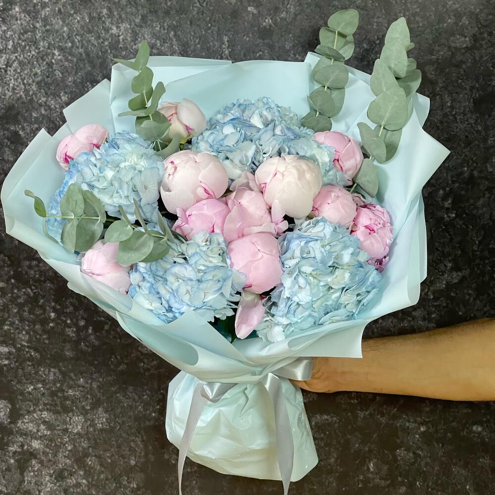 Гортензии с пионами🦋