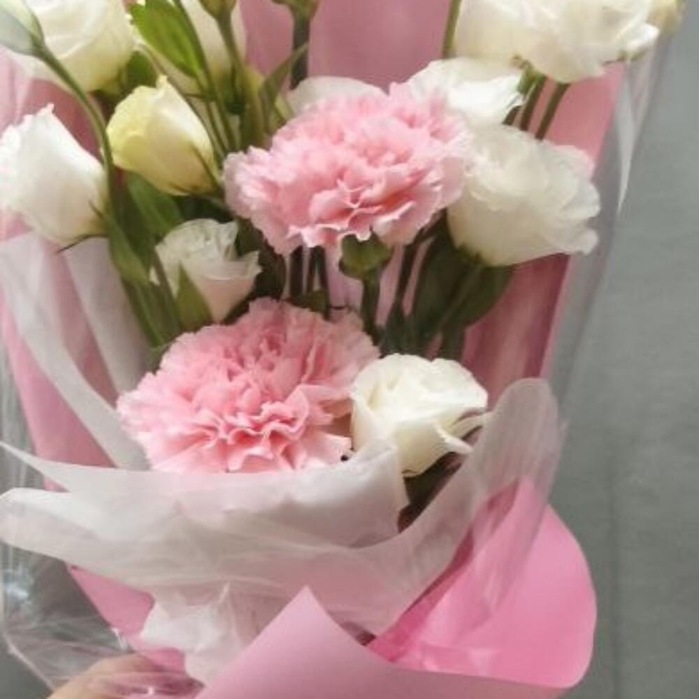 Букет диантусы и эустома (121)