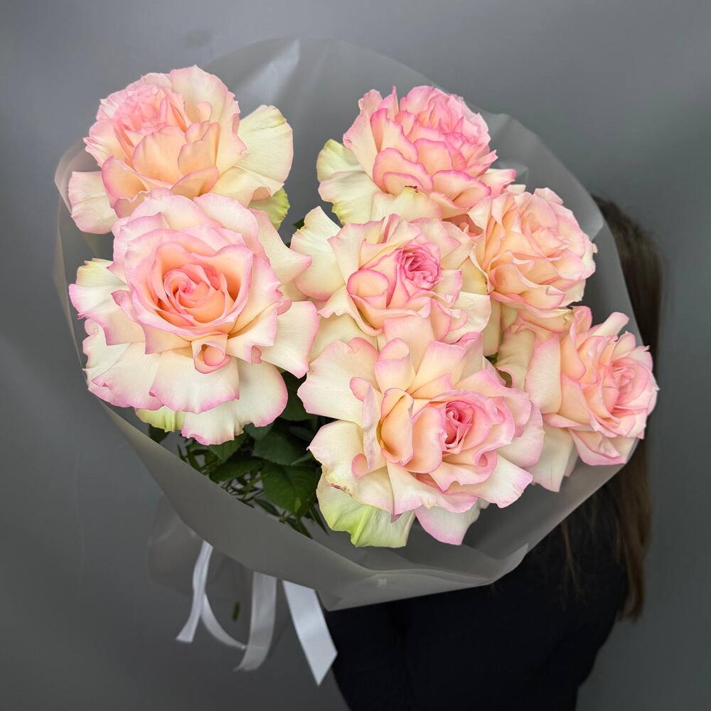 Букет французские розы Эсперанса розовые 💗