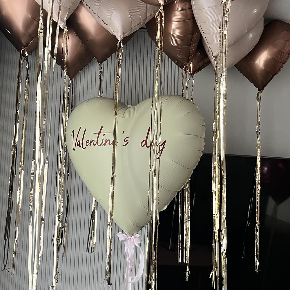 Сердца Valentine s Day (1 + 15шт)