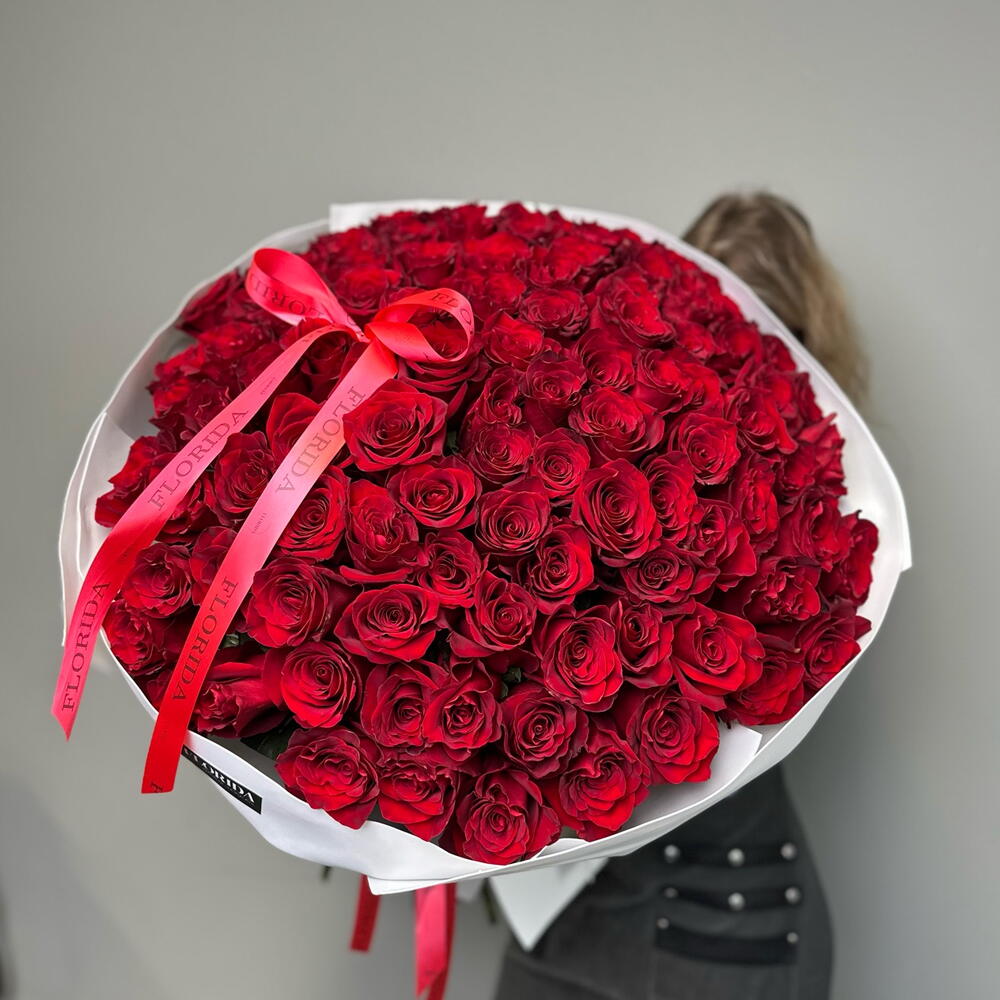 Букет из 101 красной розы