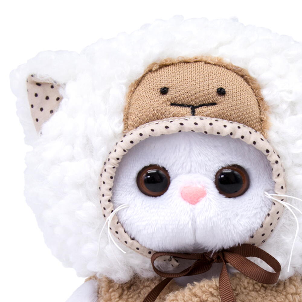 Мягкая игрушка Кошечка Ли-Ли 18 см в костюме Овечка