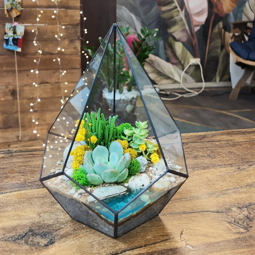 Флорариум в форме Капля S