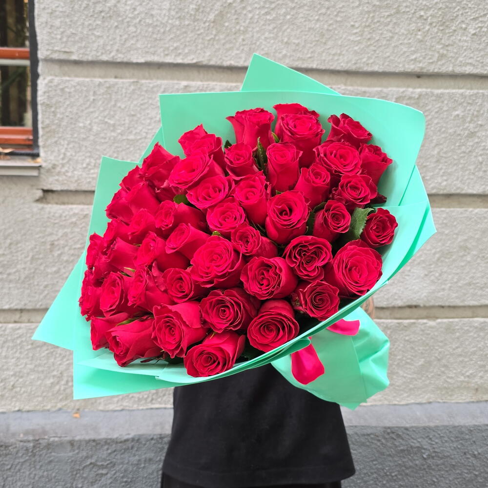 51 роза 40см