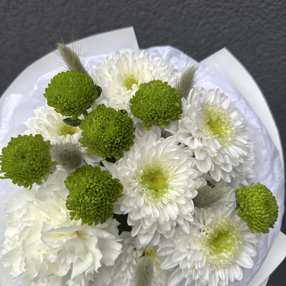Стильный мини-букет комплимент🥰💚